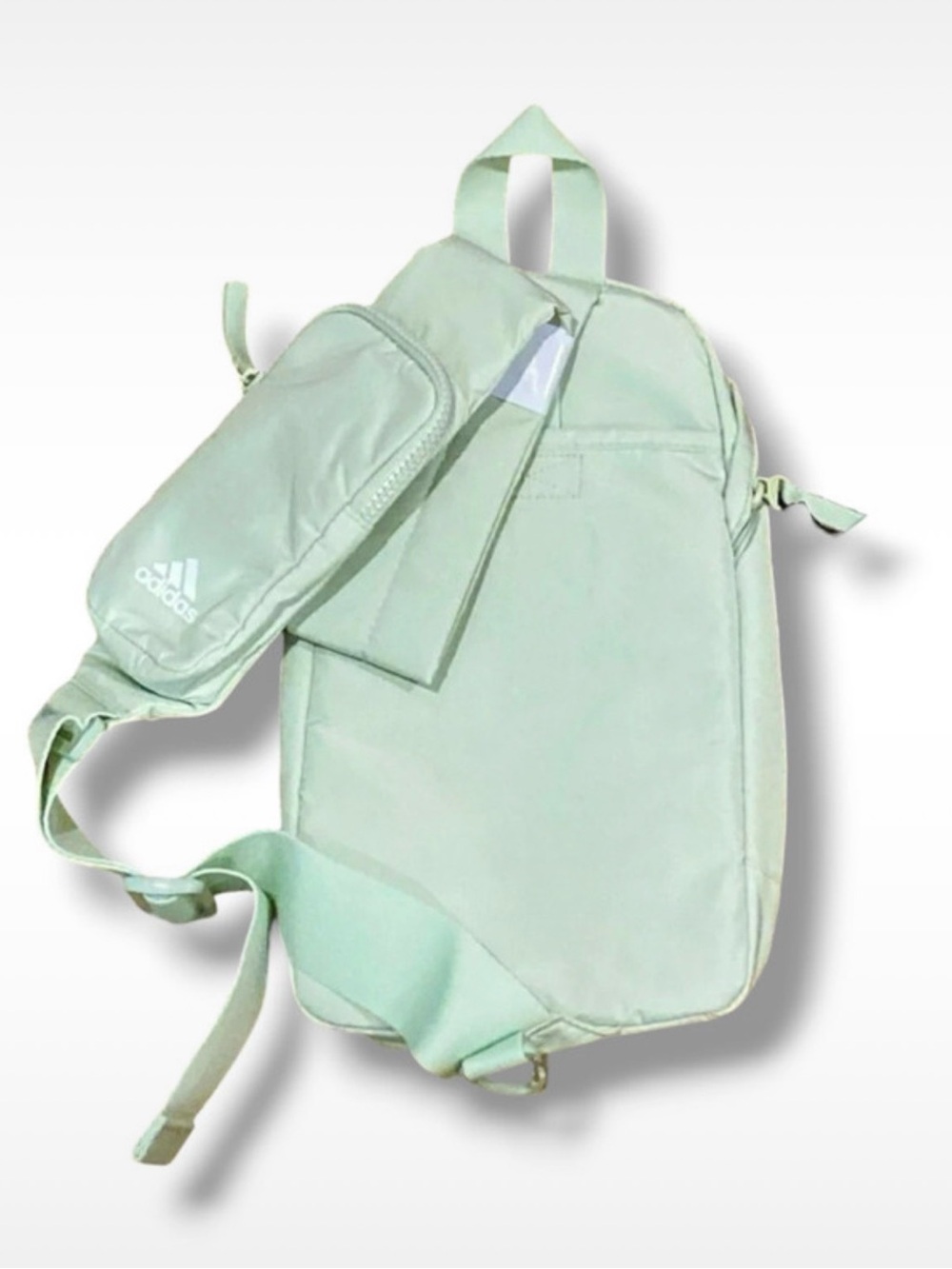 Adidas Essentials 2 Sling Crossbody Bag in Seafoam/Mint Green